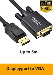 Активный 4K HDMI к Displayport 1,2 конвертер Кабель-адаптер 1,8 м HDMI в DP out