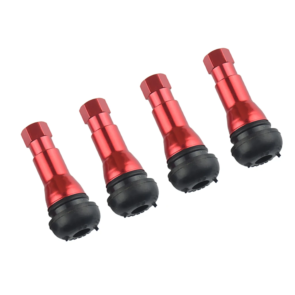 4pcs Red TR413 Car Truck Tire Valve Stems Universal Corrosion Resistant | Автомобили и мотоциклы