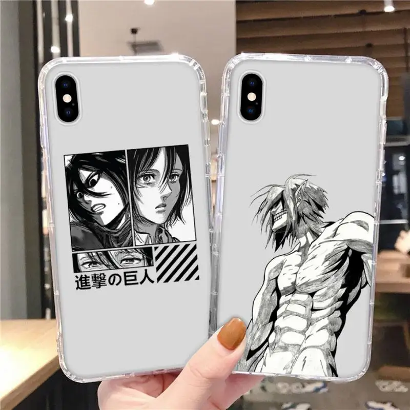 

Armin Arlert Attack on Titan Phone Case Transparent for Huawei honor Enjoy Y V 9 7 8 10 20 30 40 SE S E C lite pro plus 2019