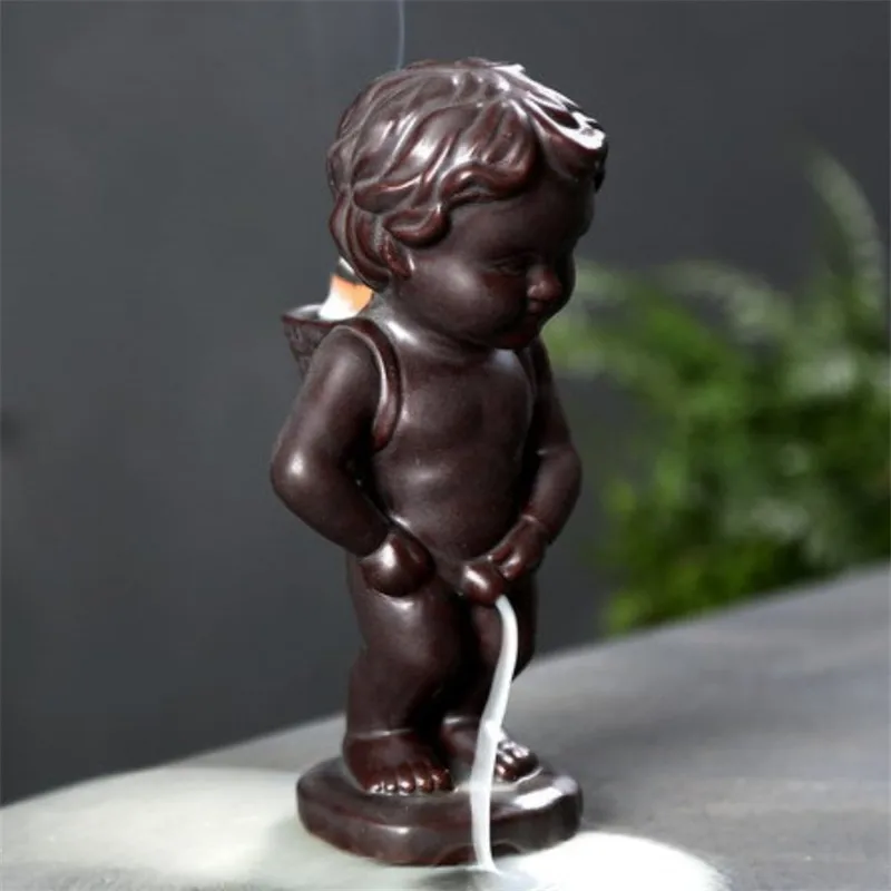 Керамическая фоновая ароматическая горелка для мальчиков дымовая водопад