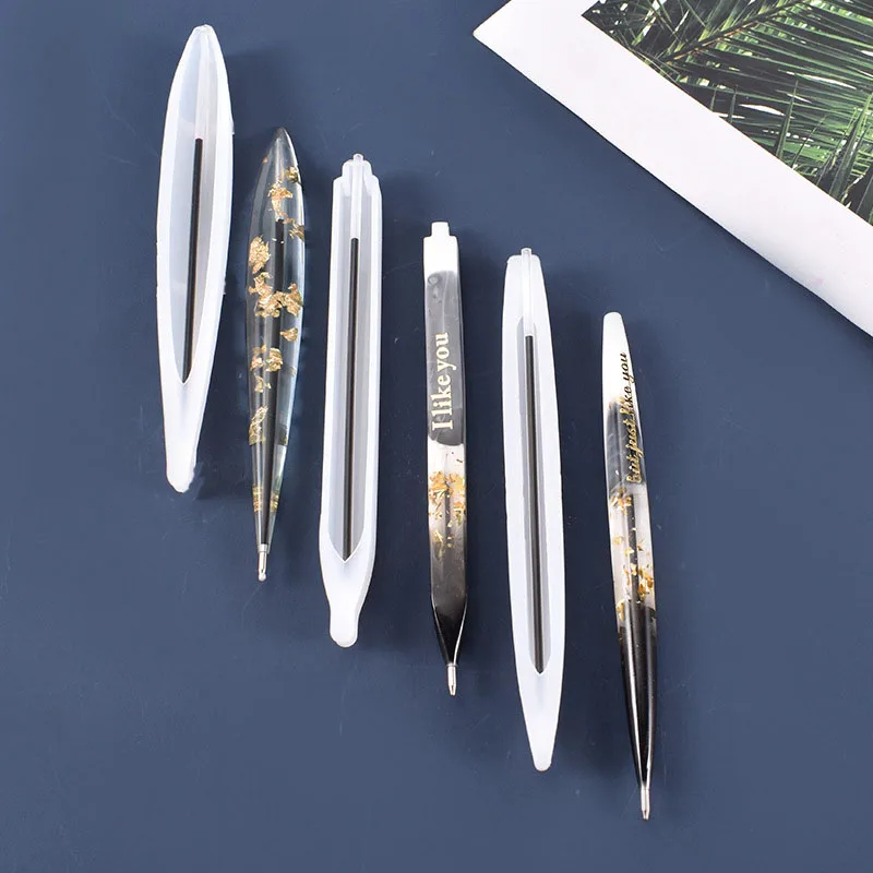 Прозрачная Ручка силиконовая форма сушеный цветок смола декоративное ремесло DIY