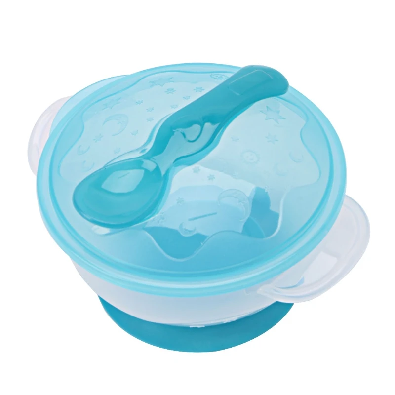 

1 Set Baby Kids Children Suction Cup Slip-resistant Tableware Sucker Bowl P15C