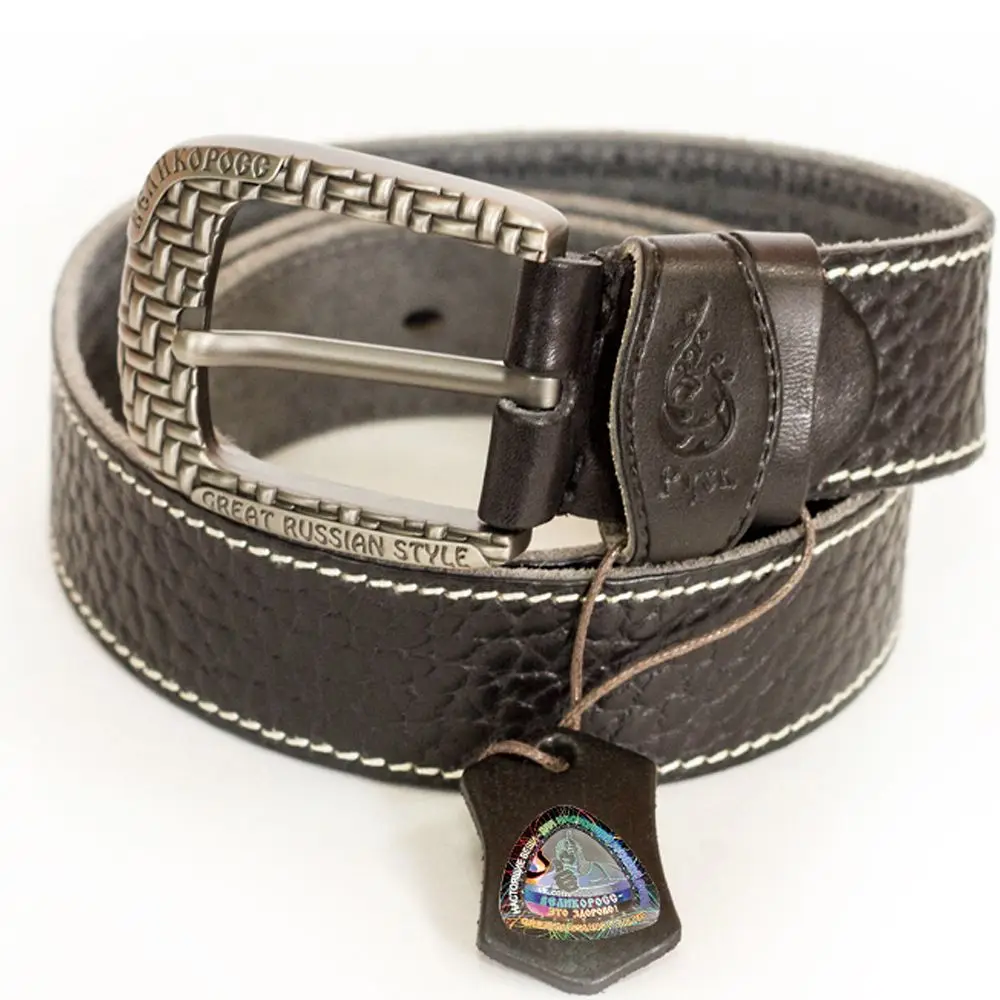 Ремень Великоросс Тихвинский воловья кожа | Аксессуары для одежды