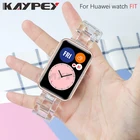 Полимерный ремешок для часов Huawei, прозрачный, для браслета Huawei