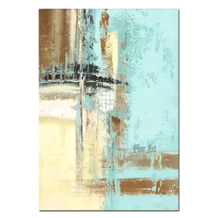 

Green and Golden Color Art Pure Handmade Wall Decor Canvas Oil Painting Modern Wall Art For Living Room Decor Pieces