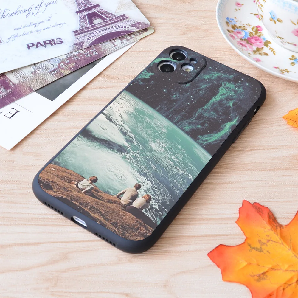 

For iPhone Astronomical Limits Ii Print Soft Matt Apple iPhone Case