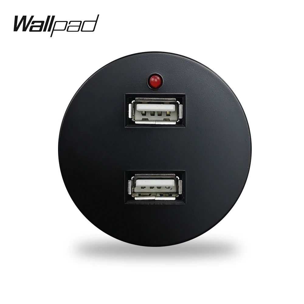 Wallpad L6 5 цветов 2 4 А двойной USB порт для зарядки настенная розетка модуль