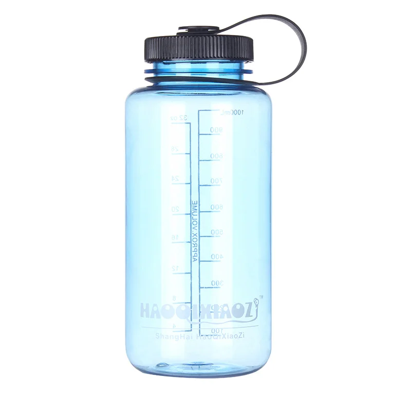 Пластиковая бутылочка с широким горлом для воды большая емкость BPA свободная