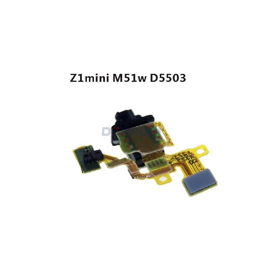 

New Earphone port & Audio Jack flex cable For Sony Xperia z1 compact z1 mini M55W D5803 D5833 light Proximity sensor flex cable