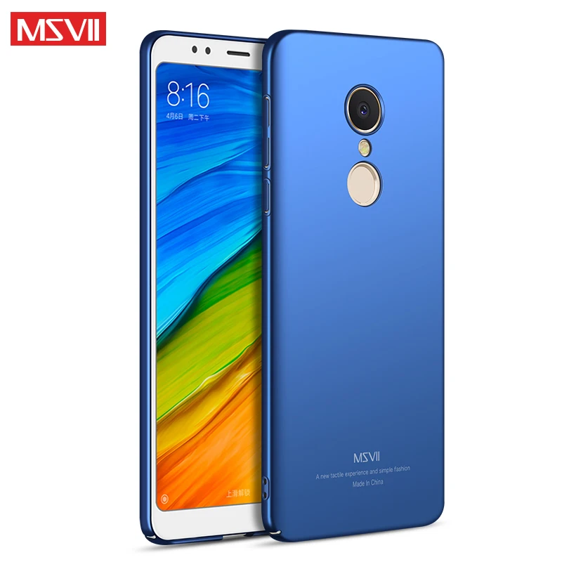 Чехол для Redmi 5 Plus тонкий матовый чехол Msvii Xiaomi Xiomi Redmi5 из поликарбоната Pro чехлы|case