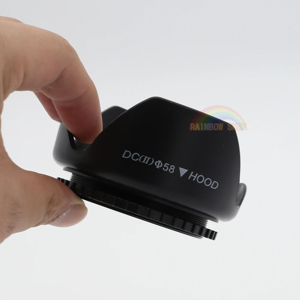 DC 58 мм бленда объектива Калибр Цветок камера объектив протектор II для всех камер