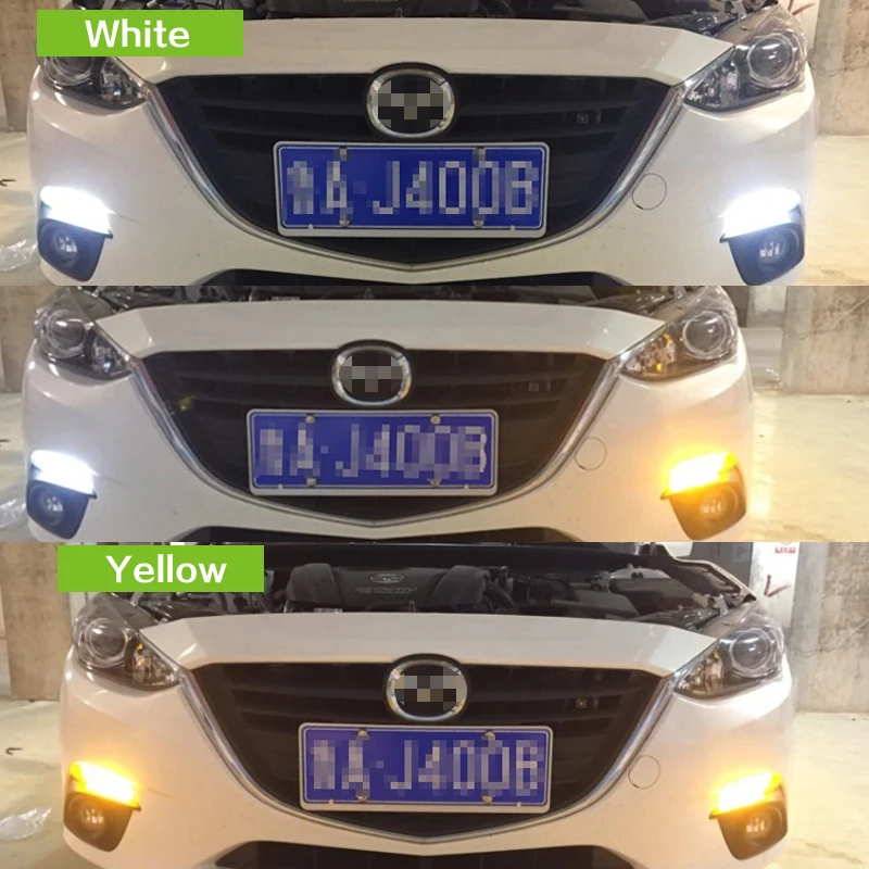 2x Canbus Двухрежимная лампа автоматический светодиодный сигнал поворота + дневные