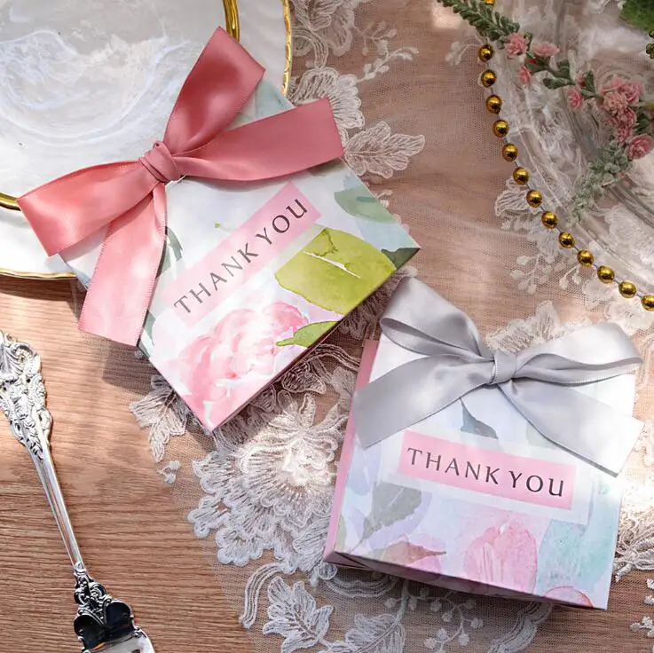 5 шт. бумажные коробки для шоколада|Подарочные сумки и упаковка| |