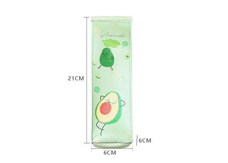 Милый милый чехол для карандашей с изображением молока авокадо искусственный