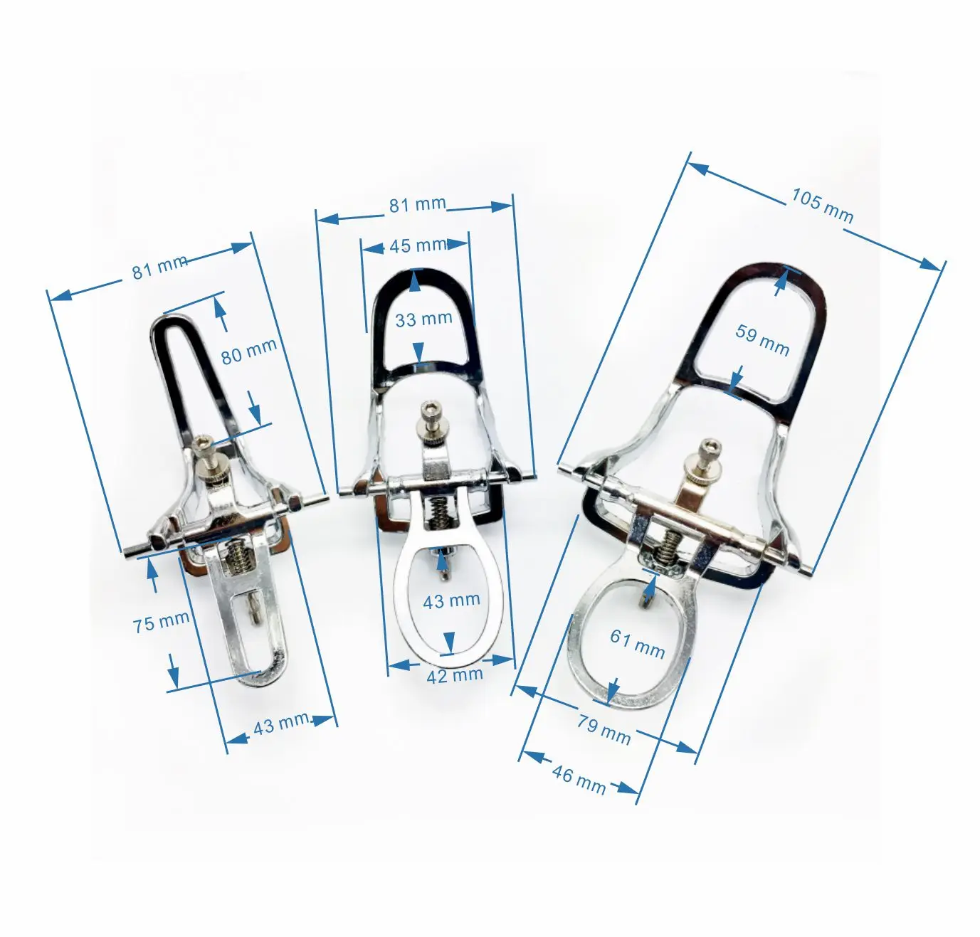 Стоматологический лабораторный артикулятор хромированный полностью высокий