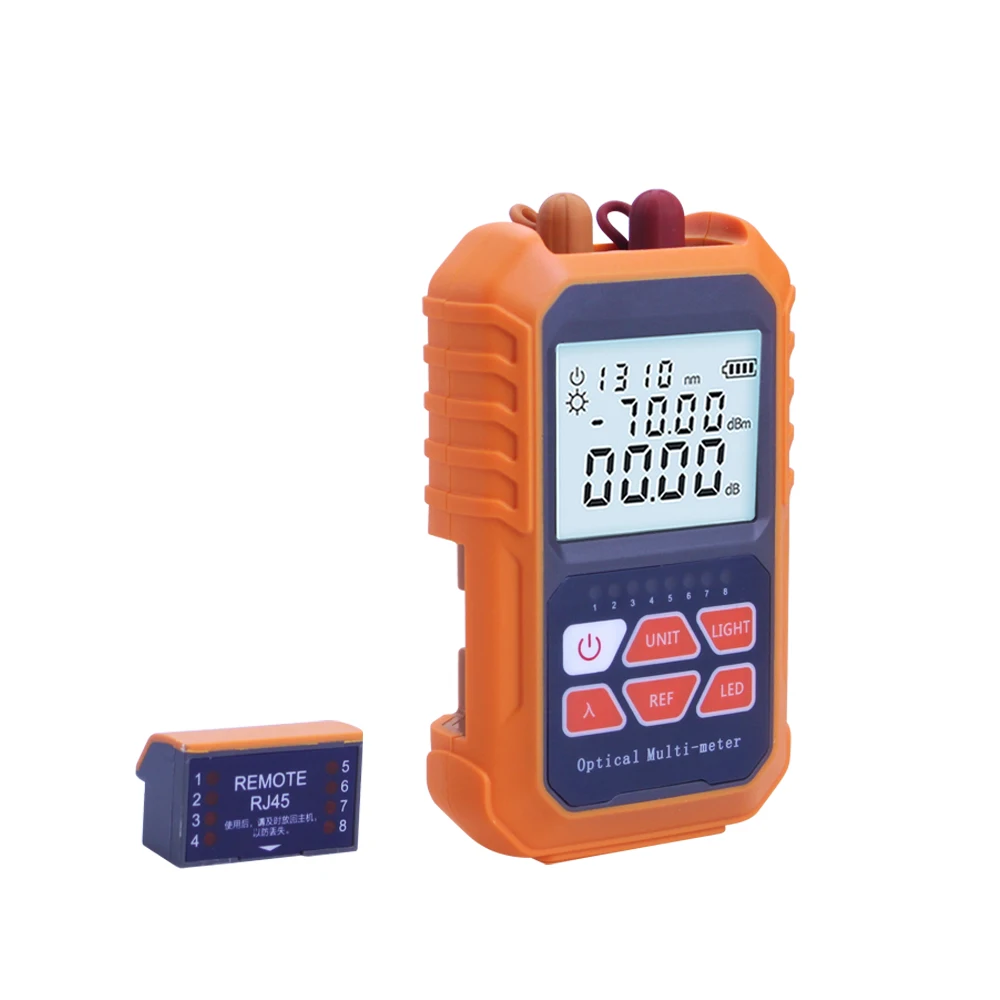 Ftth 3-in-1 handheld Fiber mini Optical Power Meter -70+3 dBm Laser source Visual Fau 5MW 5KM  Network Cable Test