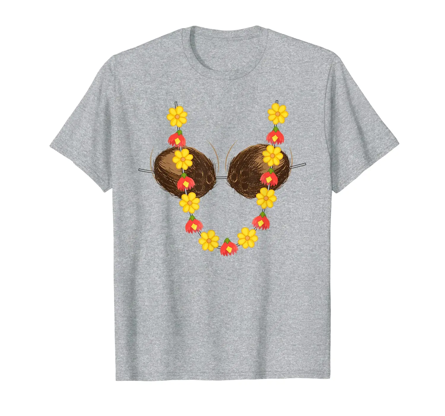 

Hawaiian Coconut Bra Shirt | Cool Tropical Coco Tee Gift