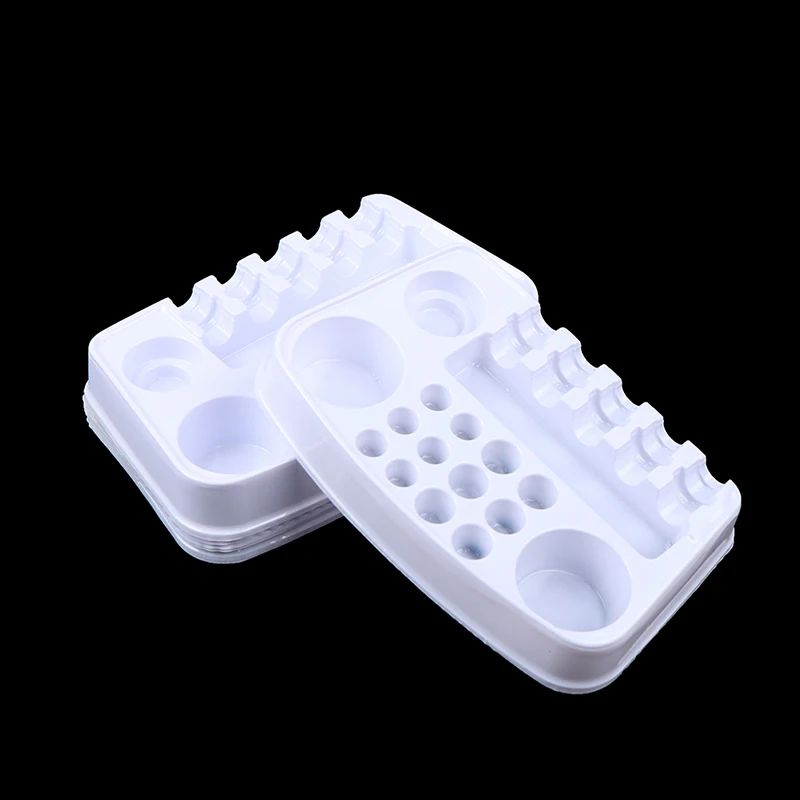 10 шт./кор. одноразовый лоток для чернил татуировок белый пластиковый пигмента