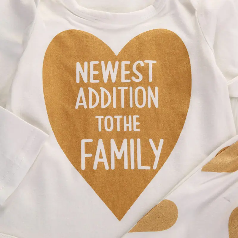 Новый брендовый комплект для малышей из 3 предметов комбинезон с длинными