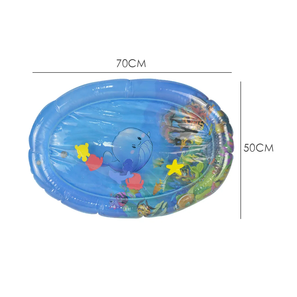 J Baby Kids Water Play Mats Inflatable Infants Tummy Time Playmat Toys Fun Activity Carpet Hand-eye Coordination Toys for Children - Цвет: J
