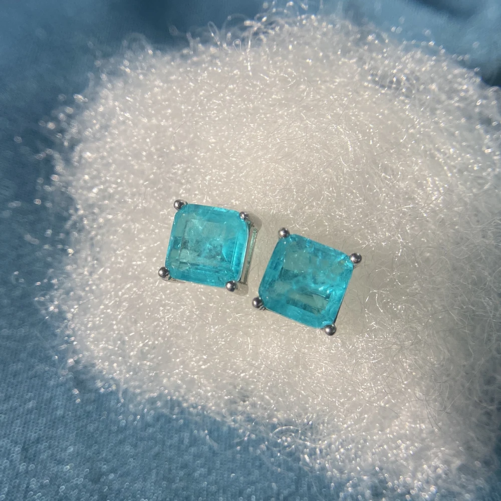 

Ladies Fine Jewelry Vintage Tourmaline Birthstone Ear Studs Earrings Ladies Jewelry Gifts