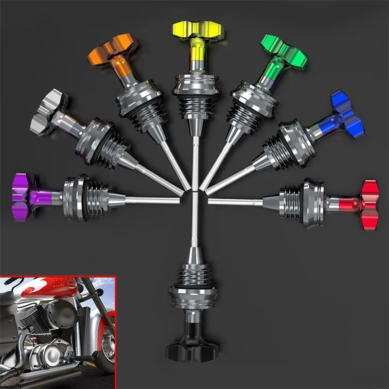 

Алюминиевый щуп для мотоциклетного масла Cnc для скутера Gy6 125cc Jog100 Rsz100 Rs100 motocross