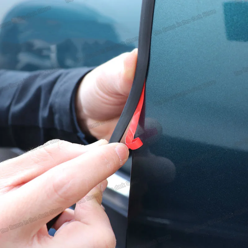 

Lsrtw2017 Rubber Car Door Edge Anti-collision Strip for Peugeot 4008 5008 Accessories Protective Trims