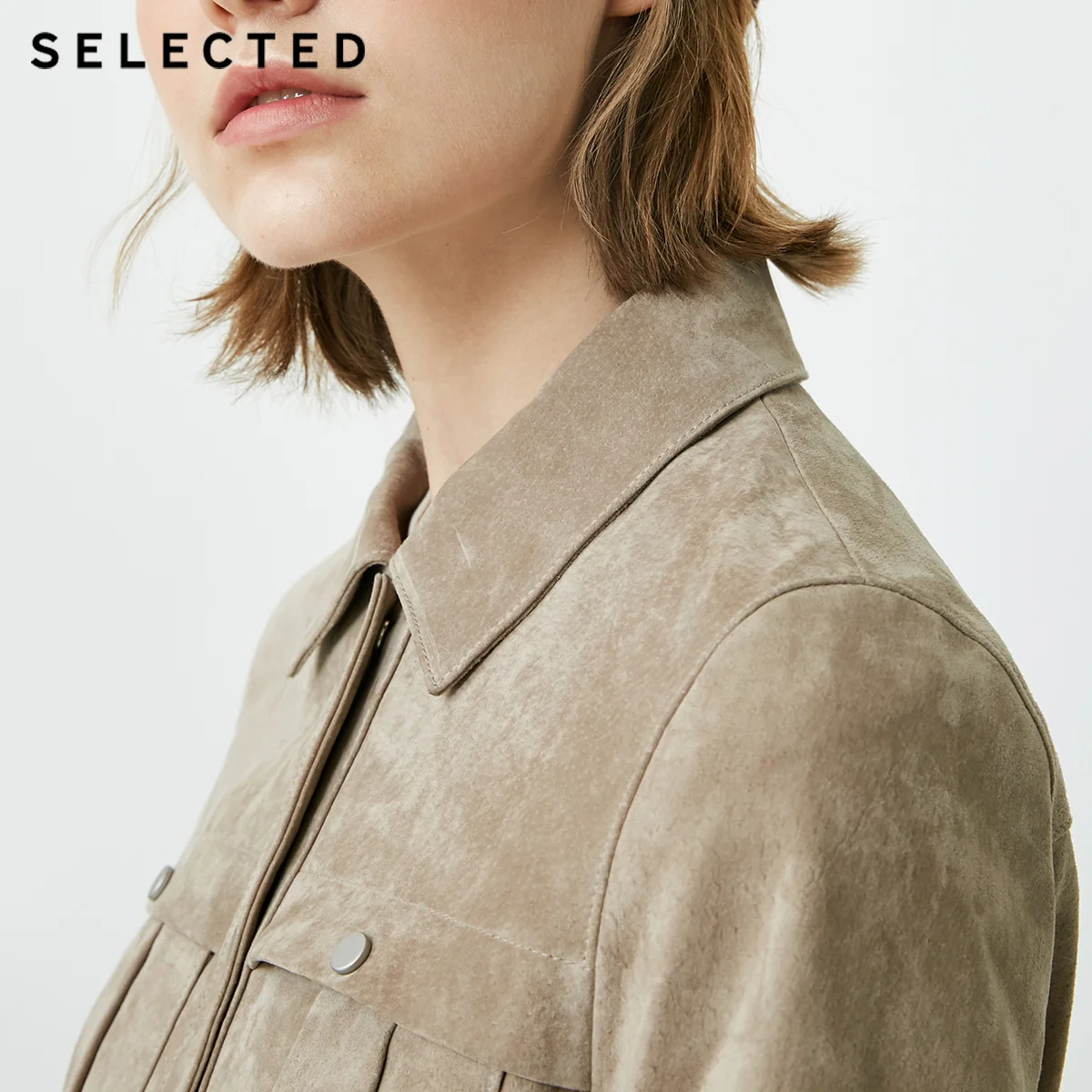 Новинка короткая повседневная женская кожаная куртка из мягкой кожи S | 418310503