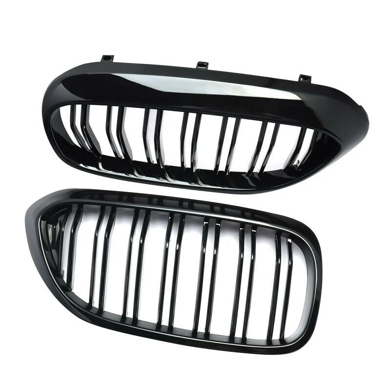 

Gloss Black Double Line Front Bumper Kidney Grille Grill for BMW G30 G31 G38 5 Series 525I 530I 540I 550I 2018