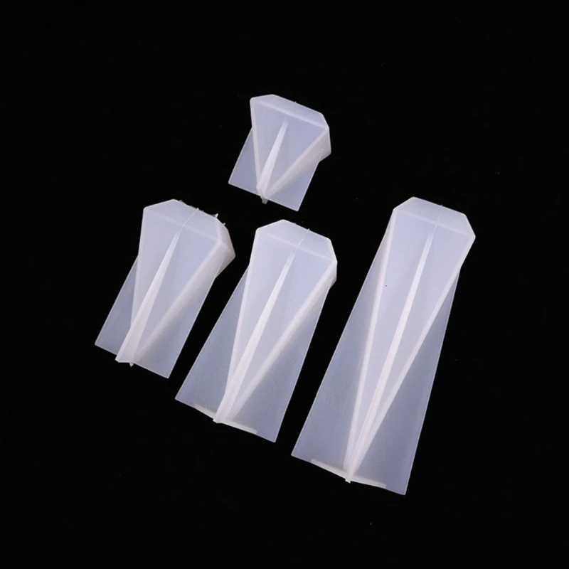 

2021 New 3D Cone Ornaments Crystal Epoxy Resin Mold Home Decorations Silicone Mould DIY Crafts Jewelry Casting Tool