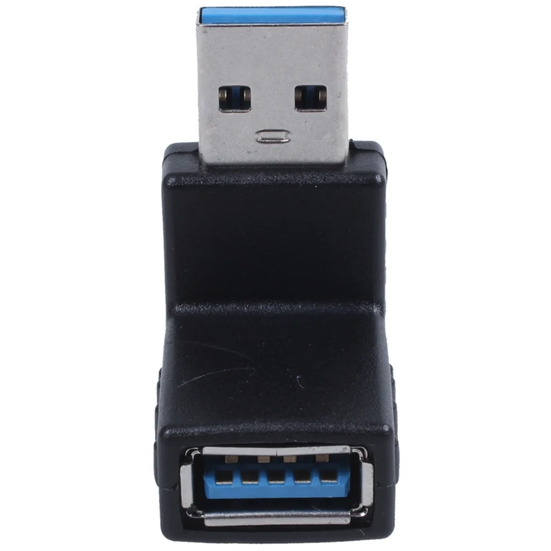 Разъем адаптера 90 градусов USB 3 0 A папа мама M/F черный|Адаптеры AC/DC| |