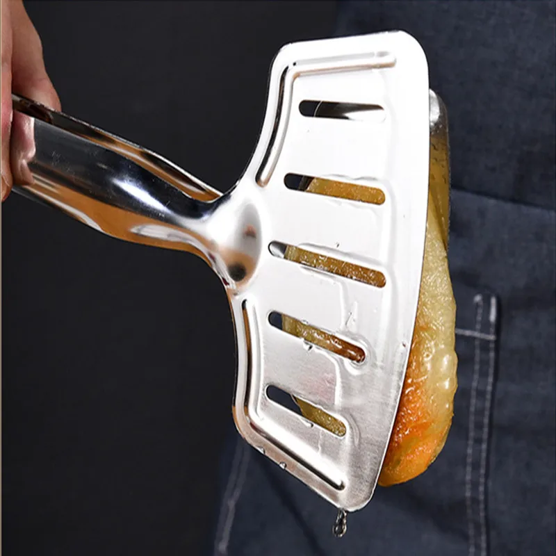 

Grilling Tong Non-Stick Barbecue Grilling Cooking Tongs Kitchen Tools Stainless Steel Food Tongs Fried Fish Steak Clip Tong BBQ