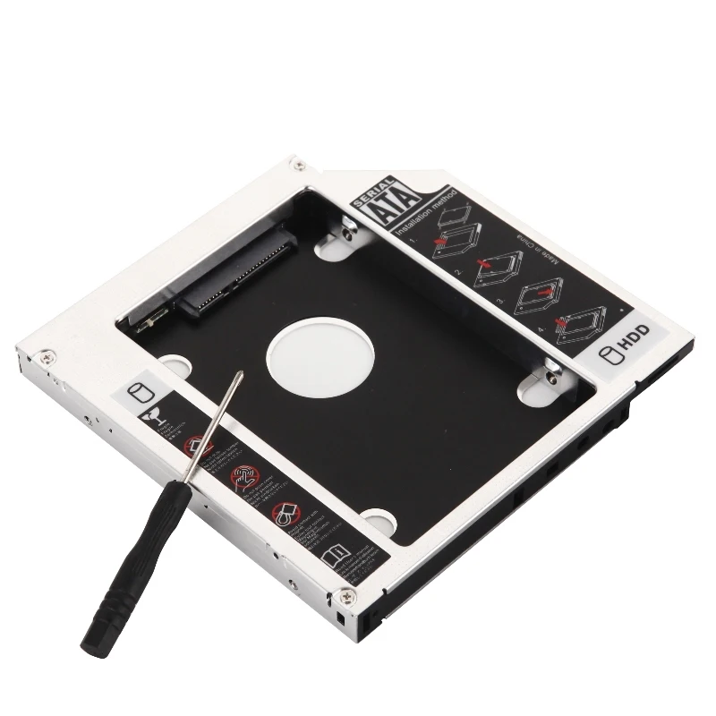 NIGUDEYANG 2nd 12 7 мм SATA жесткий диск HDD SSD Оптический отсек Caddy адаптер рамка лоток для Dell