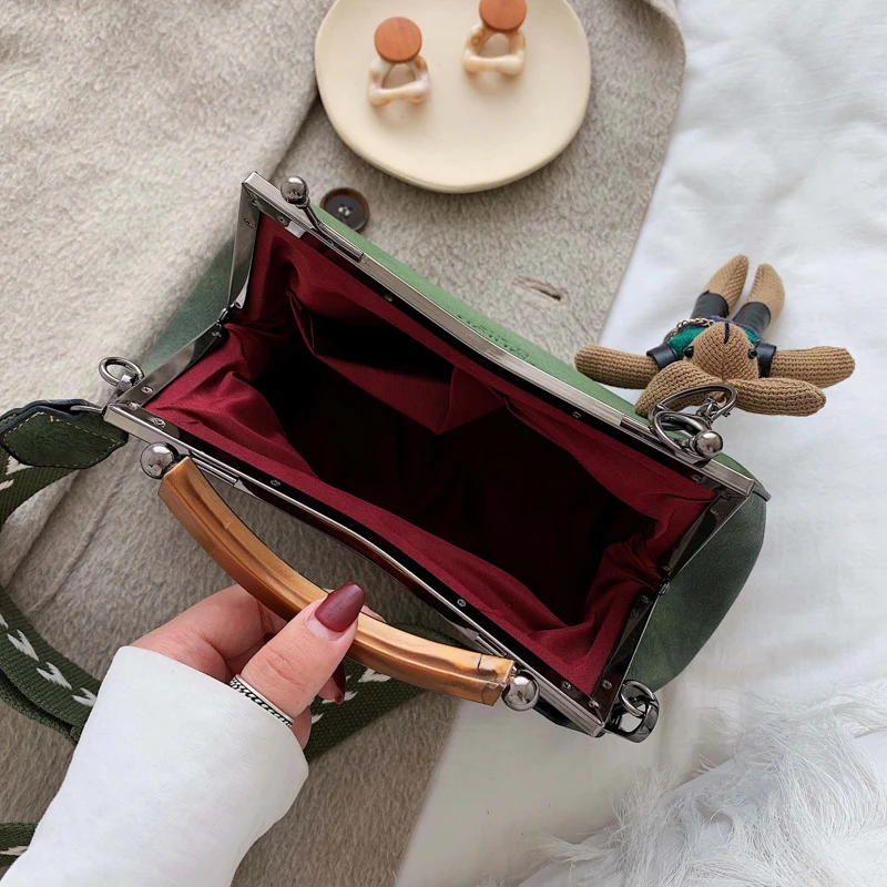 Маленькая сумка через плечо для женщин модная кожаная сумка-мессенджер высокого