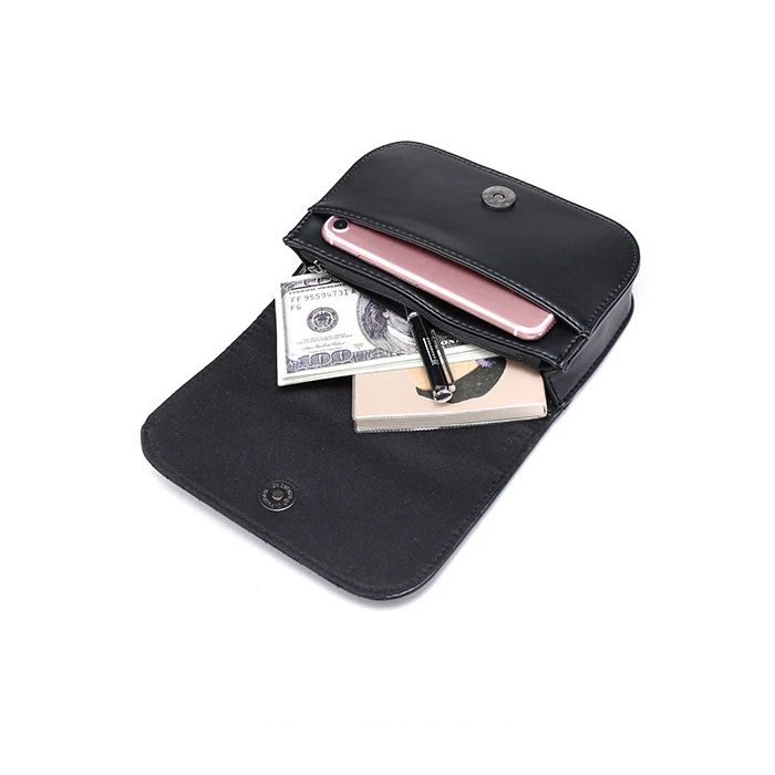 aliwood New Rivet Diamond Brand Women's Waist Bag Crossbody Bag Lingge Embroidery PU Leather Female Chest bag Casual Belt Wallet