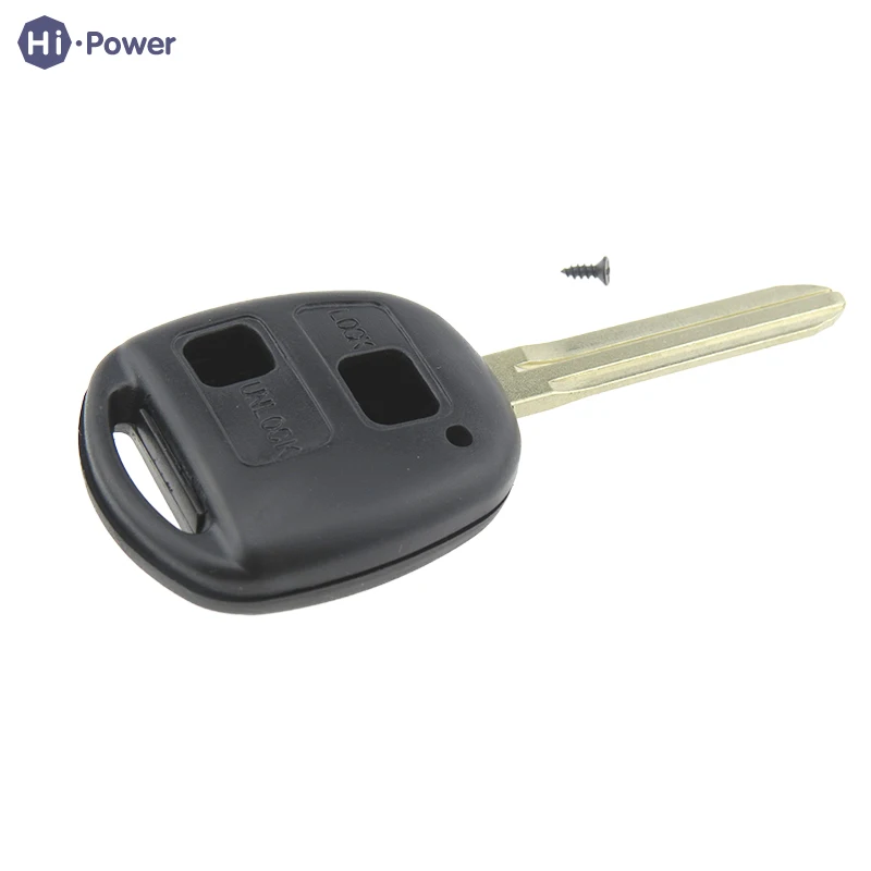 

Корпус автомобильного ключа K001 высокой мощности, пустая заготовка для ключей с 2 кнопками для TOYOTA Camry/Corolla/Rav4/Prado/Avensis/Echo/Avalon/Kluger