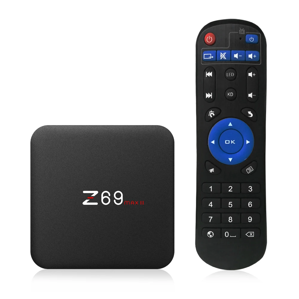 Z69 MAXII Smart Android 7.1.2 ТВ приставка Amlogic S912 Восьмиядерный 64 бит VP9 H.265 UHD 4K HDR 3 Гб/32 ГБ 2 4G & 5G