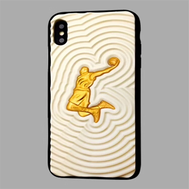Модный 3D NBA Air Dunk Flyman спортивная баскетбольная обувь мягкие чехлы для телефонов
