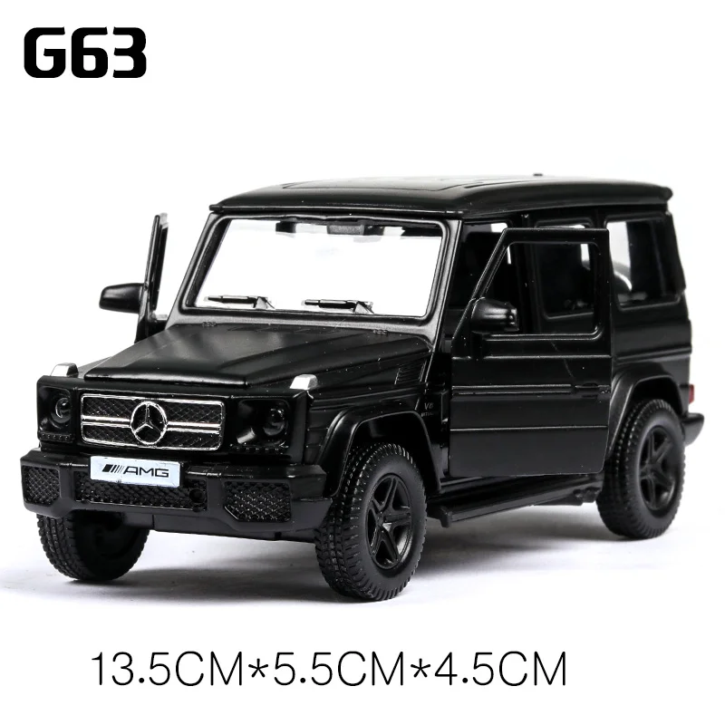 Литая 1:36 мини Mercedes G63 литая модель внедорожника, детские игрушки, игрушка Томас, автомобиль для детей, для мальчиков, флидер, гоночный трек - Цвет: M black no box