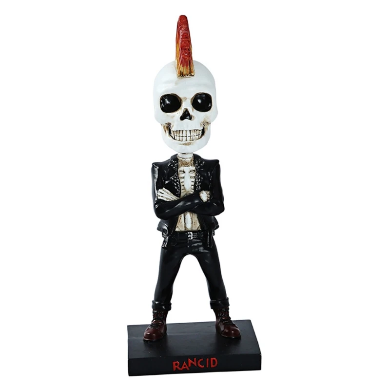 

D2TB Car Dashboard Decor Skeleton Office Cab Interior Accessory Halloween Ornaments