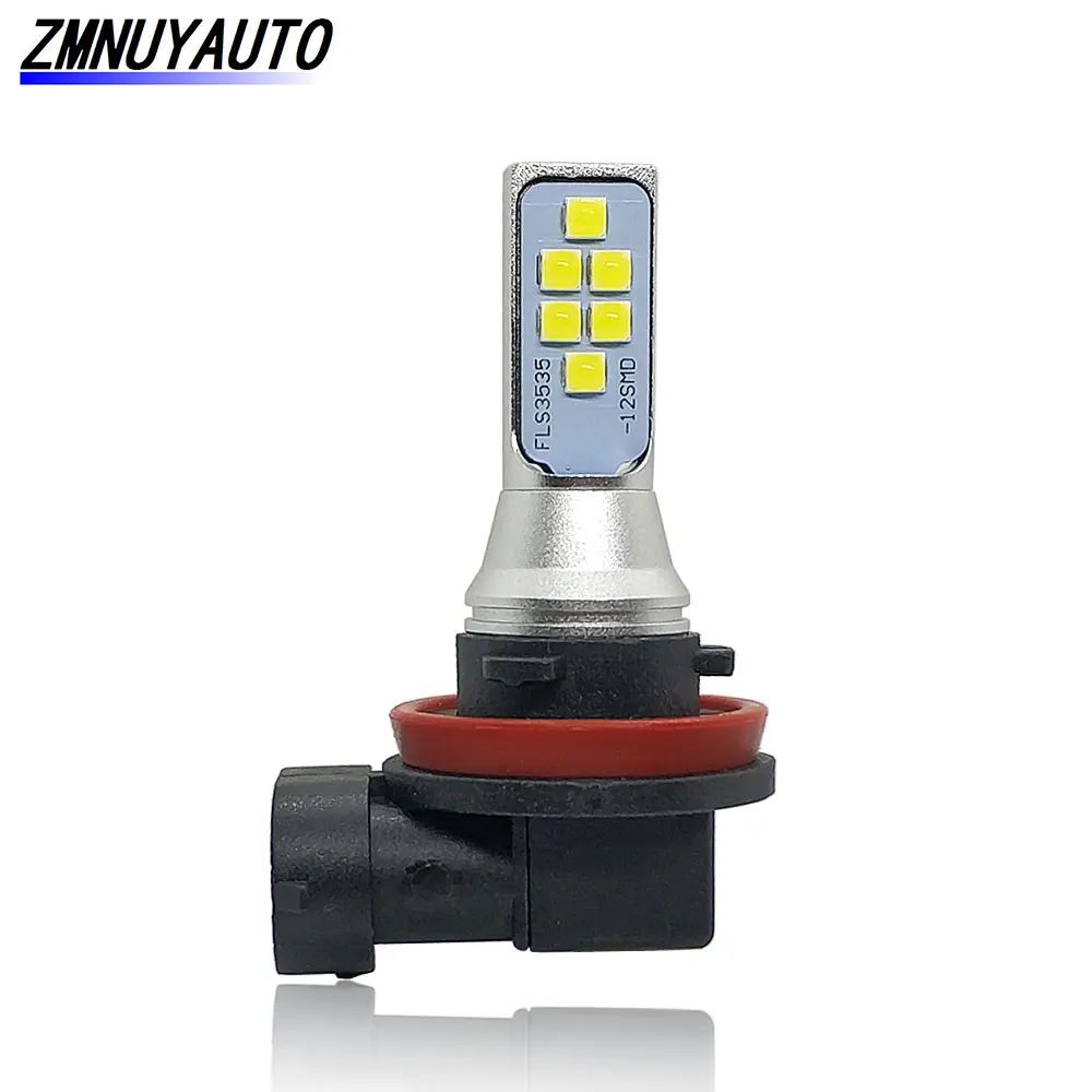 1400LM H8 H11 светодиодный автомобильный противотуманный светильник 12 3535SMD автомобильный дневный ходовой светильник дхо лампа 12 в 6000 к белый 1400LM H8 H11 светодиодный автомобильный противотуманный светильник 12 3535SMD автомобильный дневный ходовой светильник дхо лампа 12 в 6000 к белый