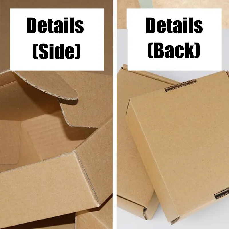 

5pcs/lot Kraft Packaging Box Party Favor Supplies Handmade Soap Chocolate Candy Storage Carton Mail Paper Boxes 20091301