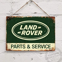 12x8 inch tin signs vintage funny man cave signs land rover parts service metal signs wall decor retro art