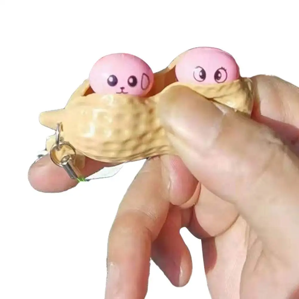 

Игрушки-антистресс эдамаме игрушки Это сжимаемые арахис брелок симпатичная игрушка для взрослых резиновый подарок для мальчиков 1 шт.