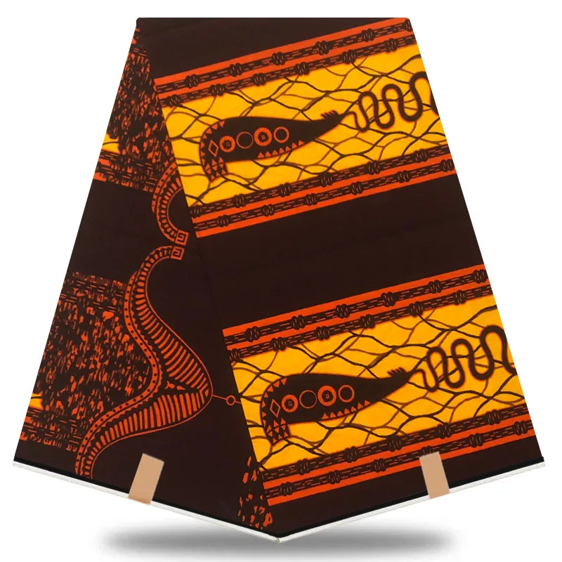 Новинка 2021 африканская ткань из натурального воска Анкары нигерийская с принтом