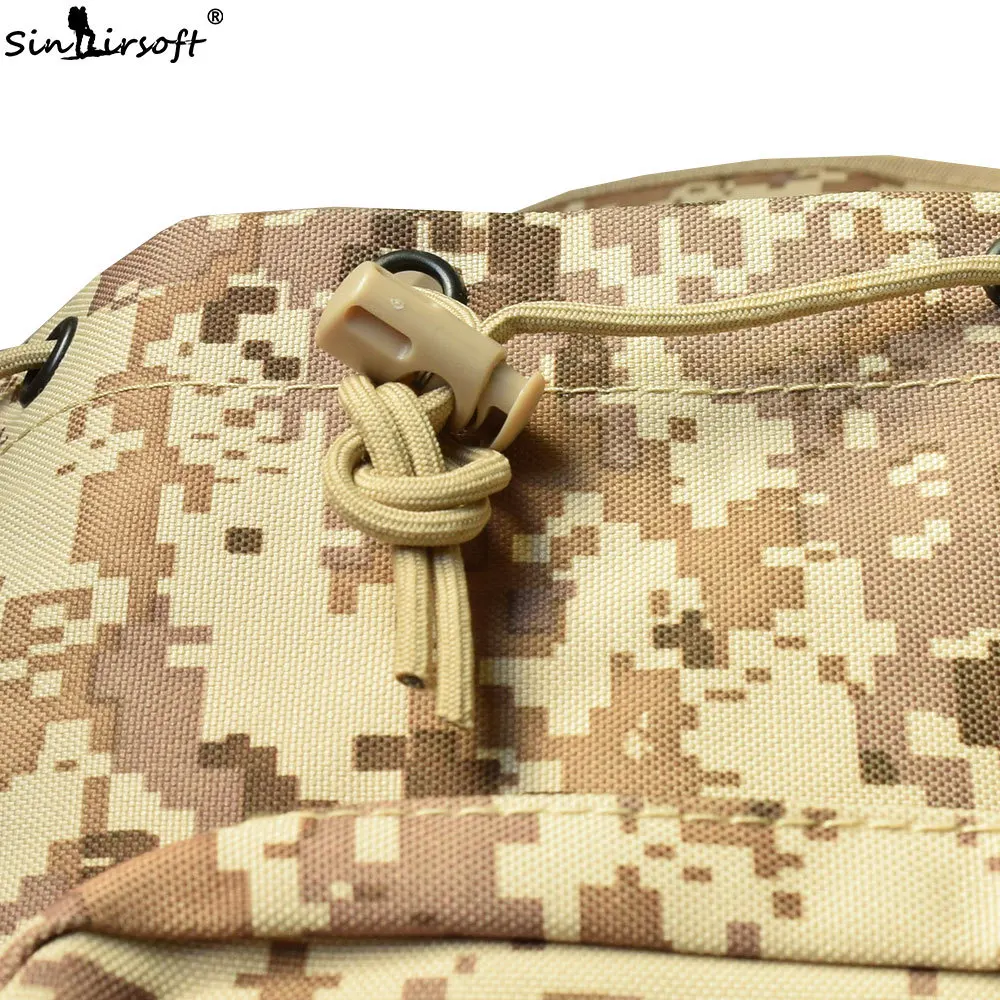 SINAIRSOFT нейлоновый унисекс рюкзак на молнии Molle рюкзаки для путешествий водонепроницаемые ветрозащитные камуфляжные маленькие сумки LY0029