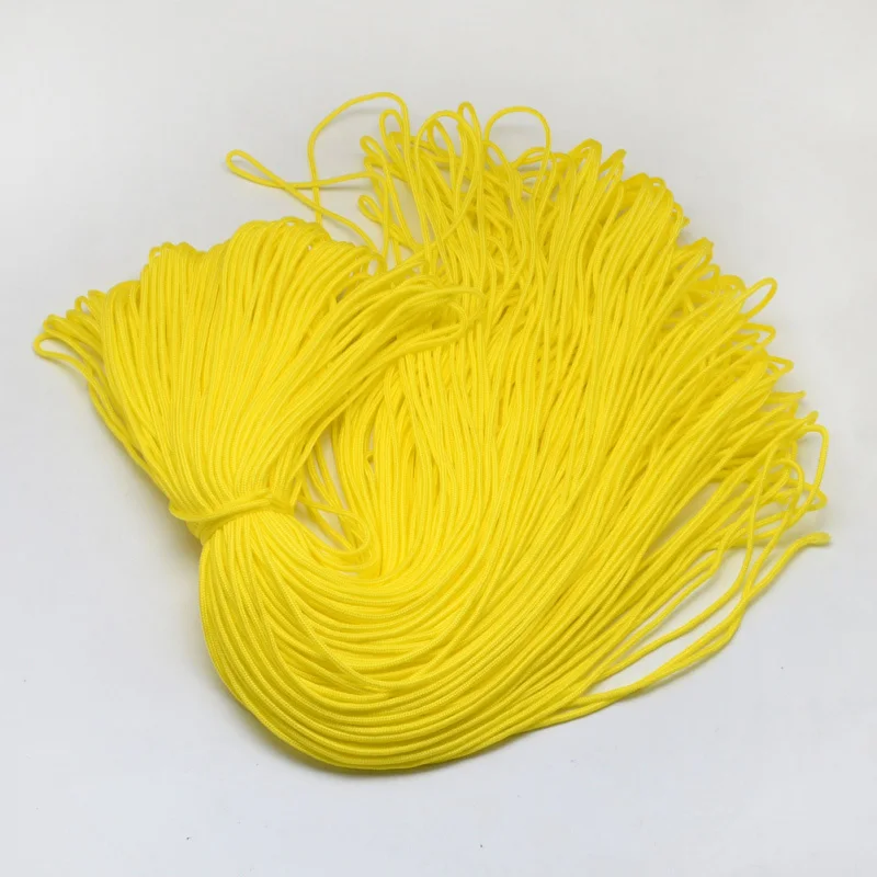 Gold 100 м/пачка dia2мм веревки из полиэстера и спандекса нить DIY ювелирные аксессуары поиск ожерелья браслеты принадлежности для изготовления - Цвет: Gold