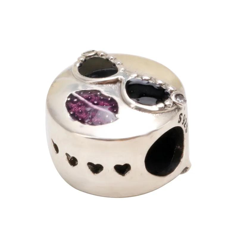 

DoDoFly S925 silver sunglasses rock queen free and uninhibited creative expression personality DIY bead Fit Original Bracelet