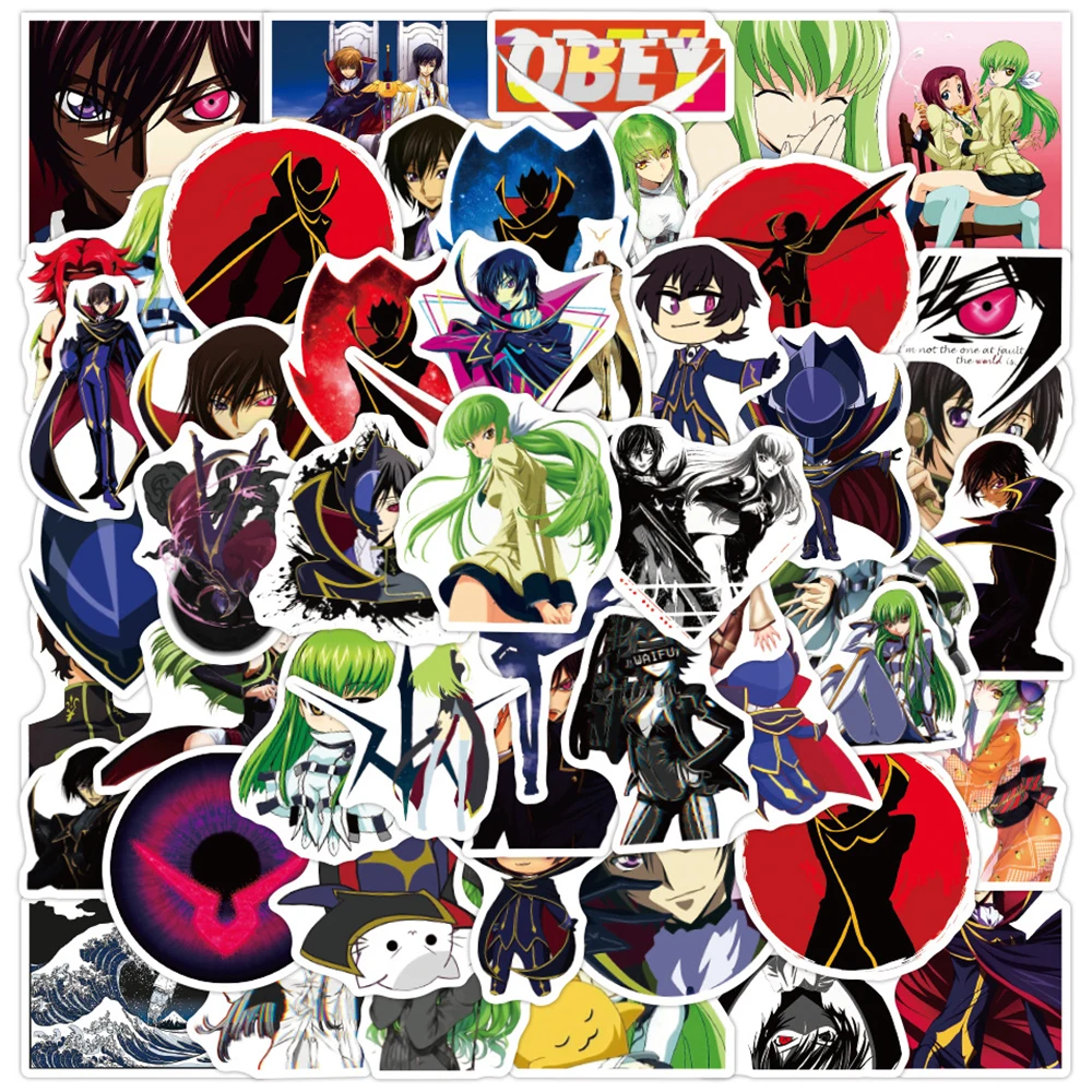 Наклейки аниме 10/50 шт. наклейки для мебели стены стола игрушек автомобиля