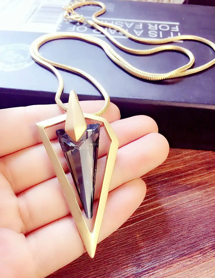 2021 Новое ожерелье макси из австрийского хрусталя ангела хранителя оптовая